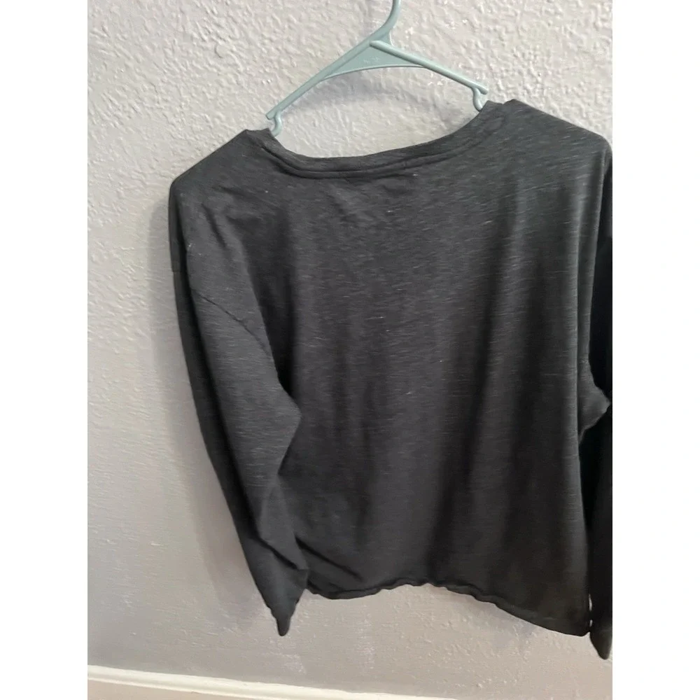 Polo Ralph Lauren Mens Charcoal Gray Crew Neck Size Large Long Sleeve‎ T Shirt